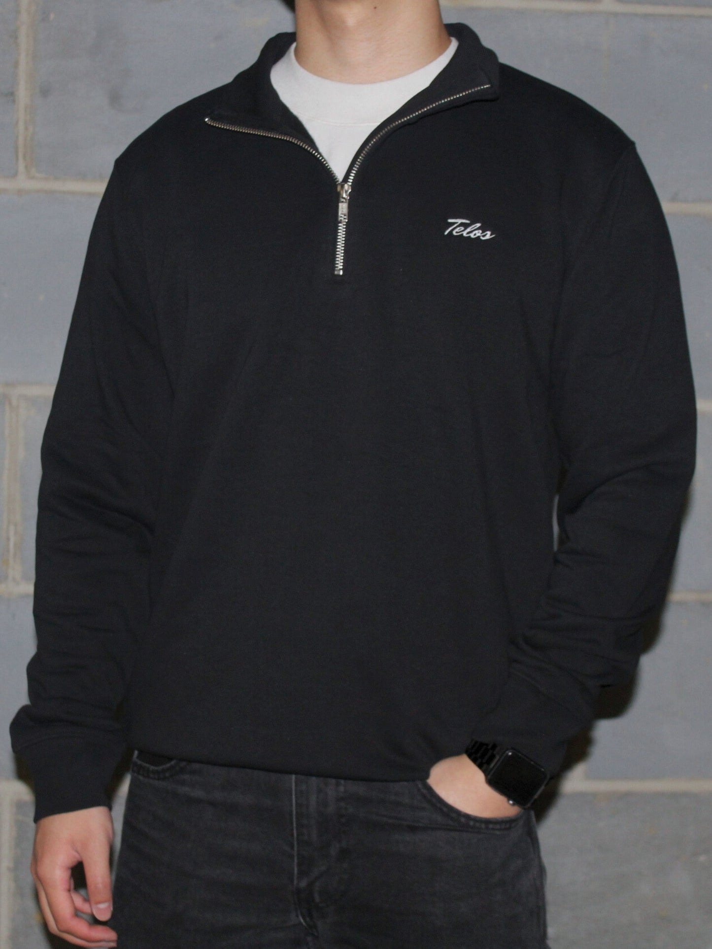 SIGNATURE BLACK QUARTER ZIP