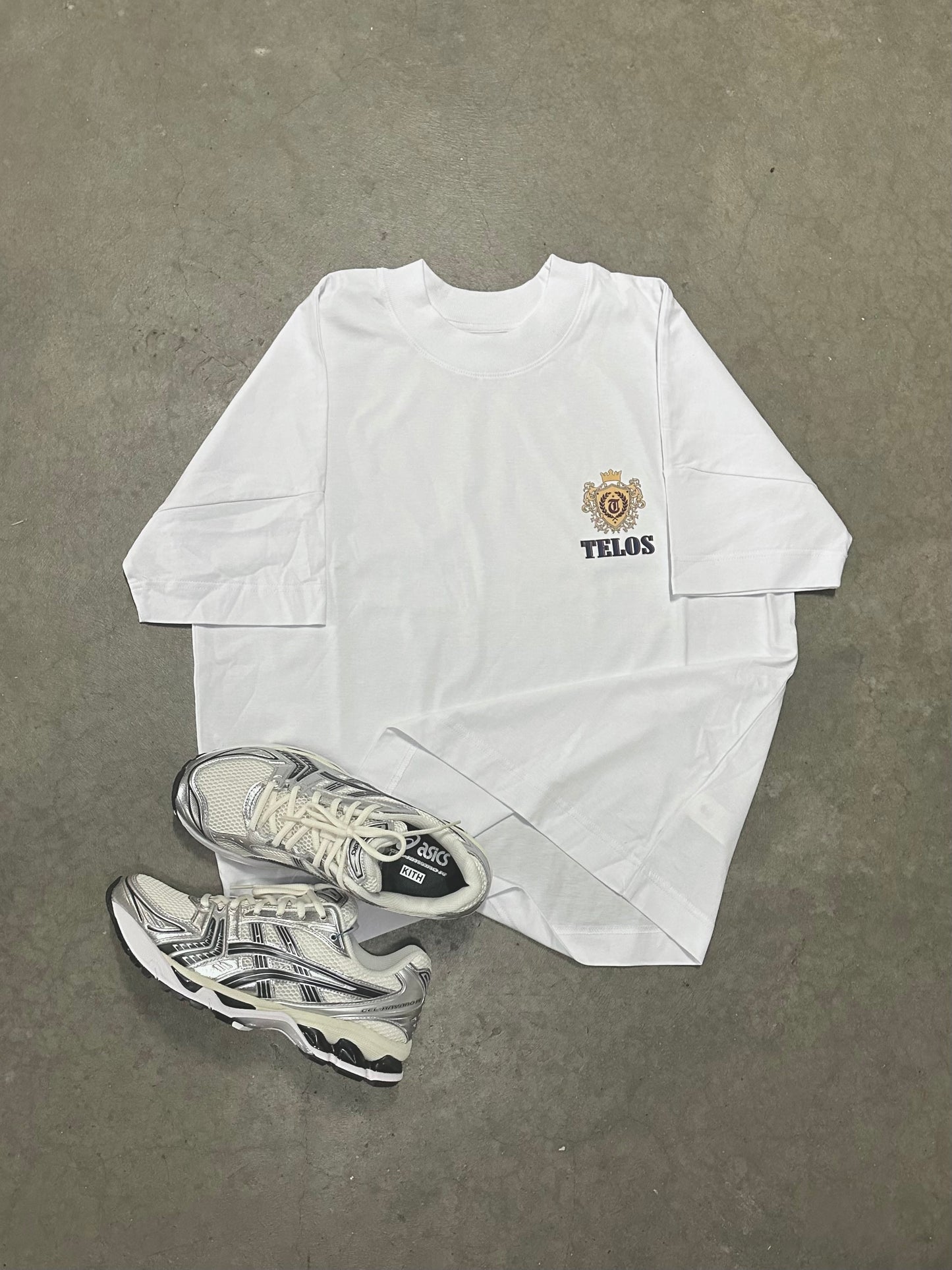 CREST WHITE T-SHIRT