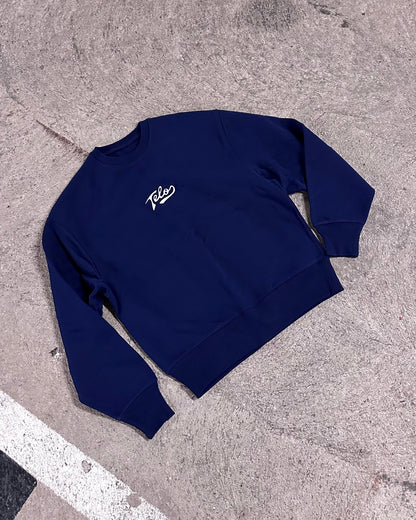 CURVE CREWNECK (NAVY)