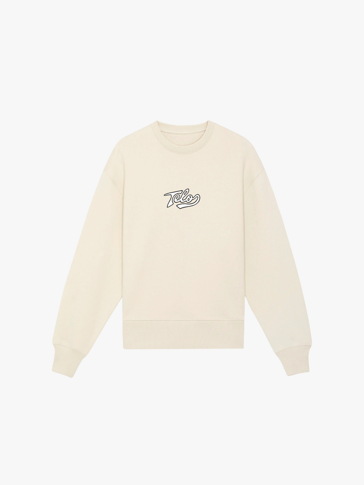 CURVE CREAM SWEATSHIRT