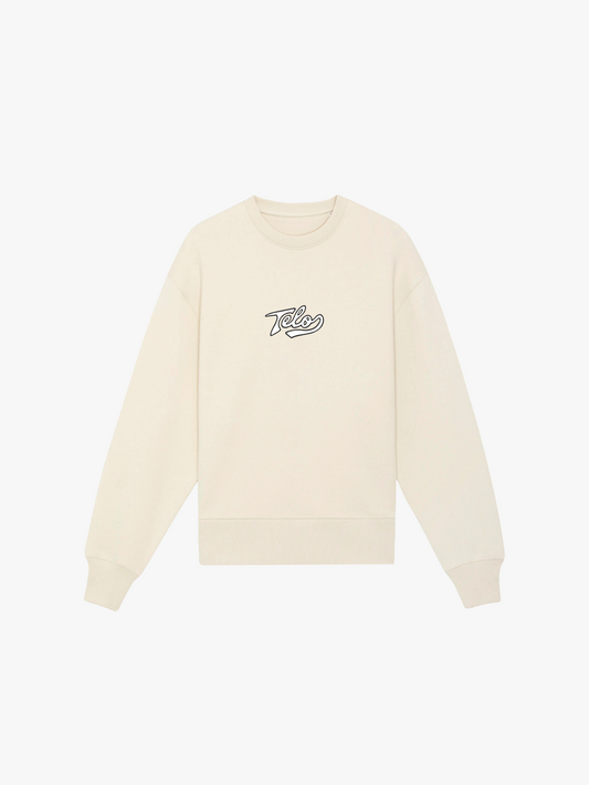 CURVE CREWNECK (CREAM)